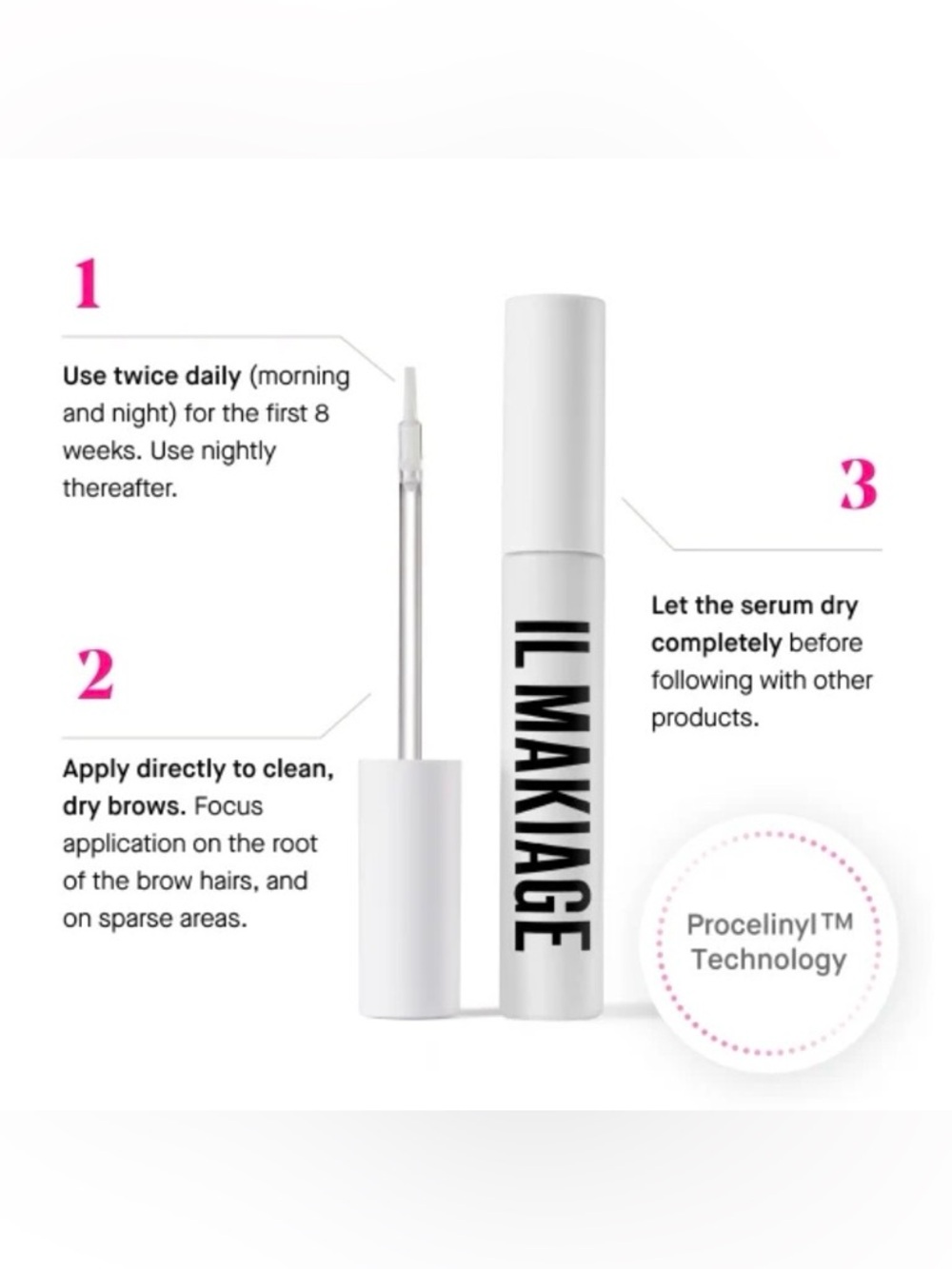 IL Makiage Bold*r Brow Serum MSRP $54